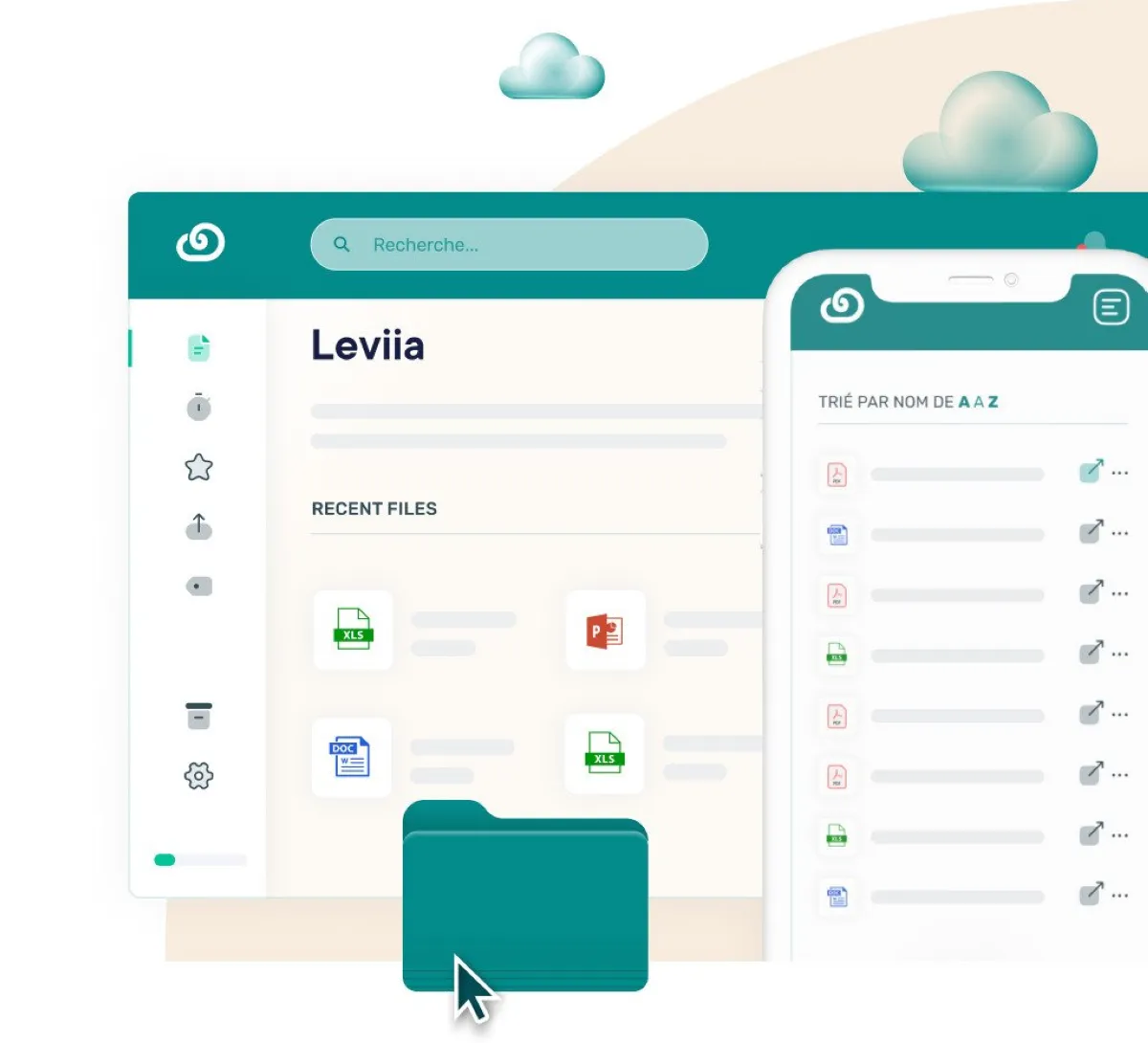 Leviia : avis des utilisateurs, avantages & inconvénients de ce logiciel de stockage / partage fichiers