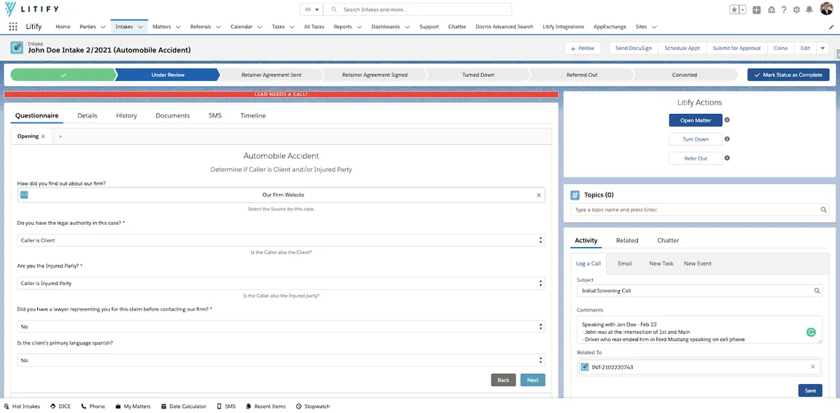 Litify : avis des utilisateurs, avantages & inconvénients de ce logiciel pour avocat Litify : avis des utilisateurs, avantages & inconvénients de ce logiciel pour avocat