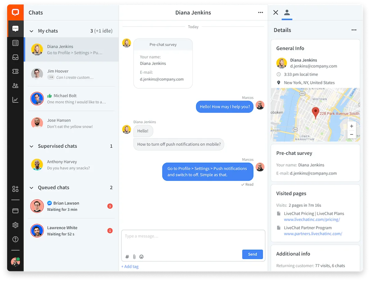LiveChat Service : avis des utilisateurs, avantages & inconvénients de ce logiciel de messagerie instantanée / live chat LiveChat Service : avis des utilisateurs, avantages & inconvénients de ce logiciel de messagerie instantanée / live chat