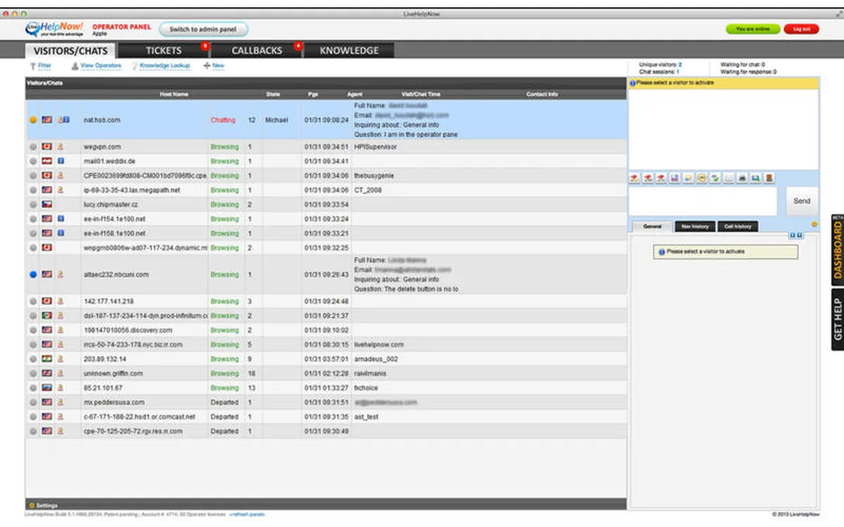 LiveHelpNow : avis des utilisateurs, avantages & inconvénients de ce logiciel helpdesk LiveHelpNow : avis des utilisateurs, avantages & inconvénients de ce logiciel helpdesk