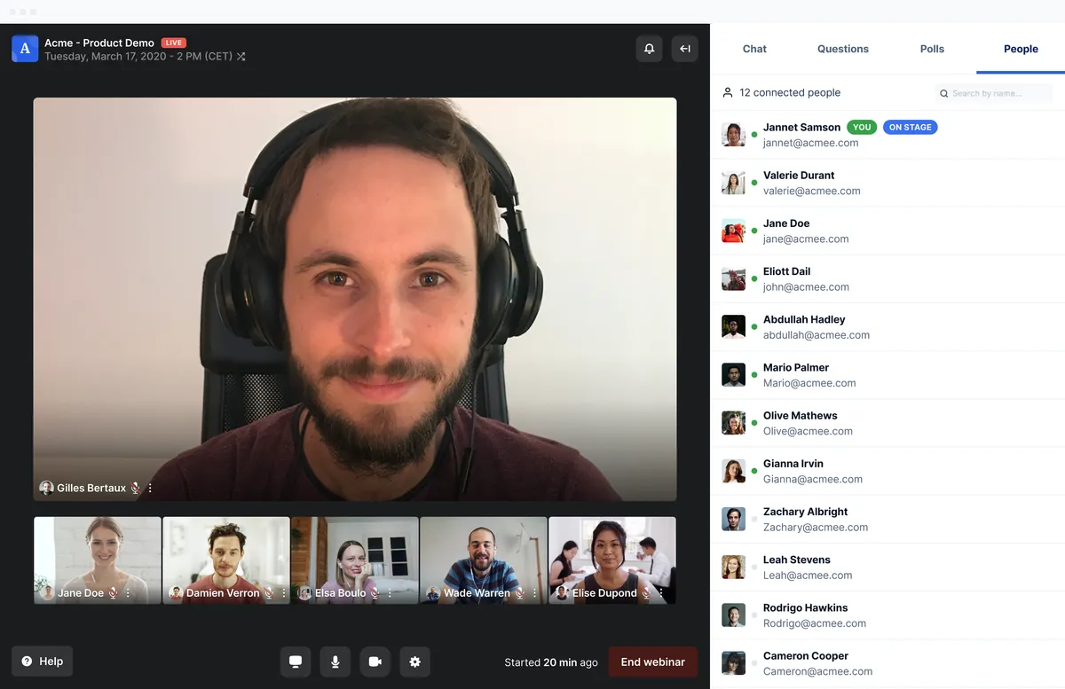 Livestorm : avis des utilisateurs, avantages & inconvénients de ce logiciel de webinar