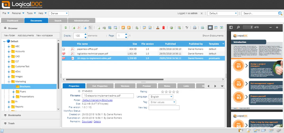 LogicalDOC : avis des utilisateurs, avantages & inconvénients de ce logiciel GED LogicalDOC : avis des utilisateurs, avantages & inconvénients de ce logiciel GED