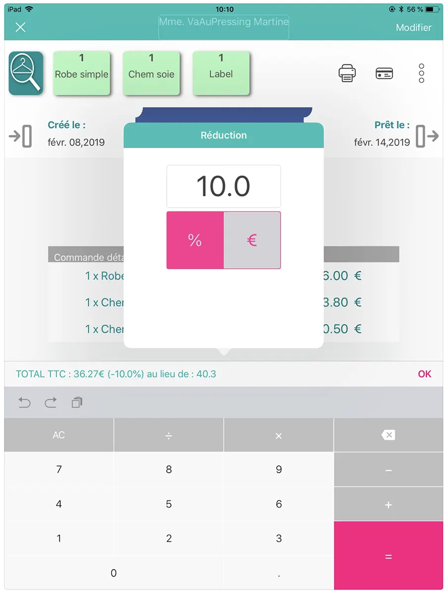 Logiciel de caisse Hangers : Interface 5 Logiciel de caisse Hangers : Interface 5