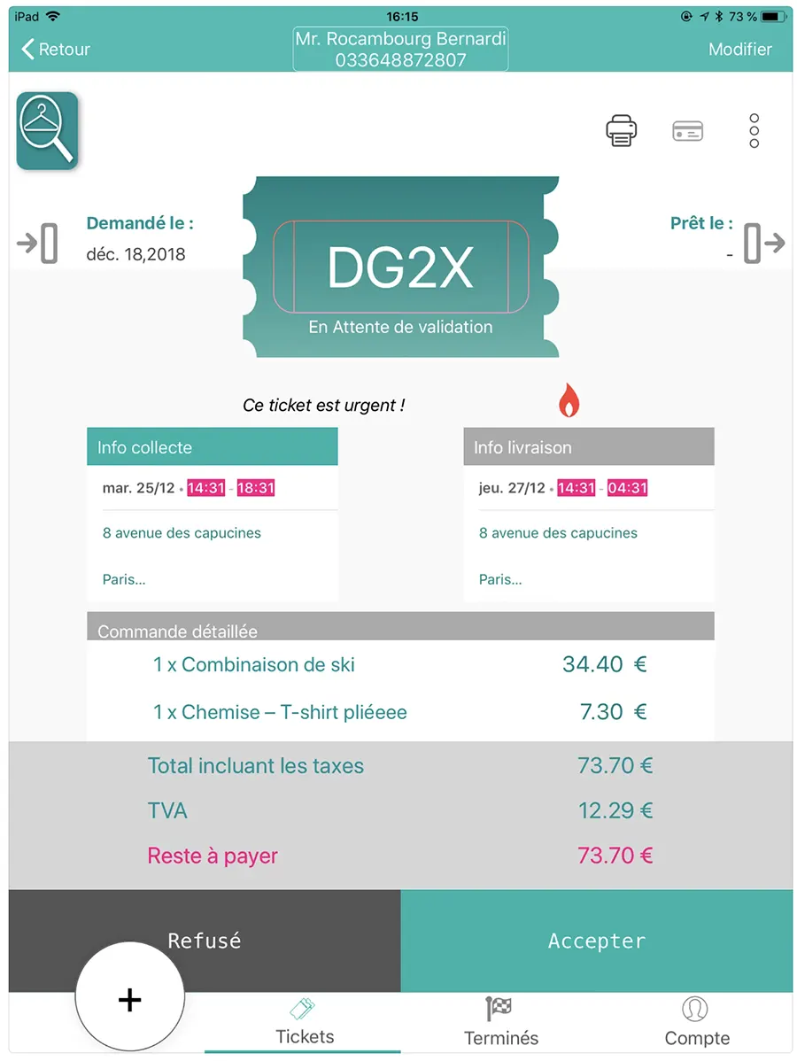 Logiciel de caisse Hangers : Interface 6 Logiciel de caisse Hangers : Interface 6