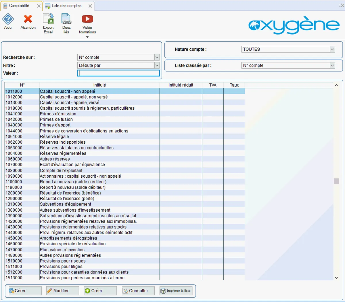 logiciel comptabilite oxygene