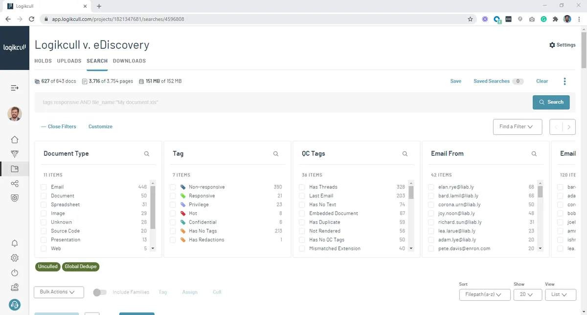 LogikCull : avis des utilisateurs, avantages & inconvénients de ce logiciel de eDiscovery LogikCull : avis des utilisateurs, avantages & inconvénients de ce logiciel de eDiscovery