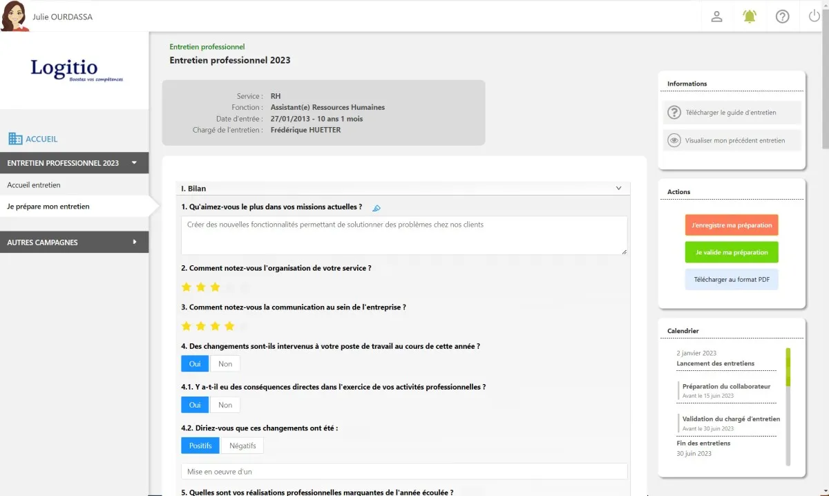 Logitio RH : avis des utilisateurs, avantages & inconvénients de ce logiciel de développement des compétences / leadership