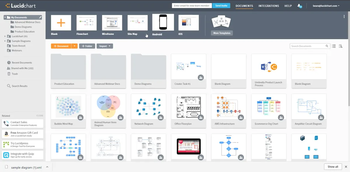Lucidchart : avis des utilisateurs, avantages & inconvénients de ce logiciel de diagramme