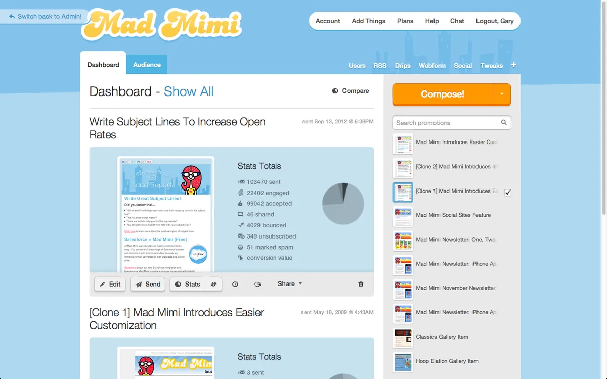 Mad Mimi : avis des utilisateurs, avantages & inconvénients de ce logiciel d'emailing / newsletters