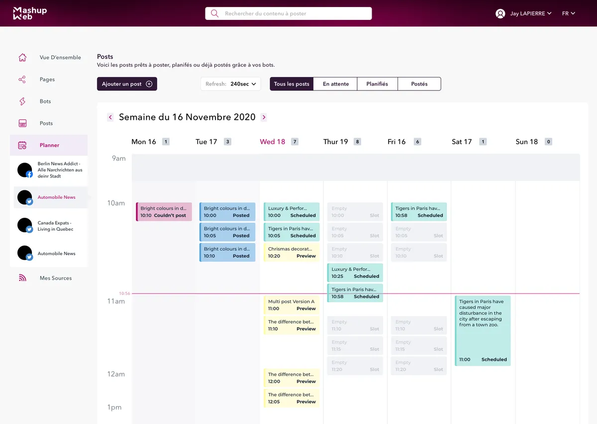 Mashup Web : avis des utilisateurs, avantages & inconvénients de ce logiciel de gestion des réseaux sociaux
