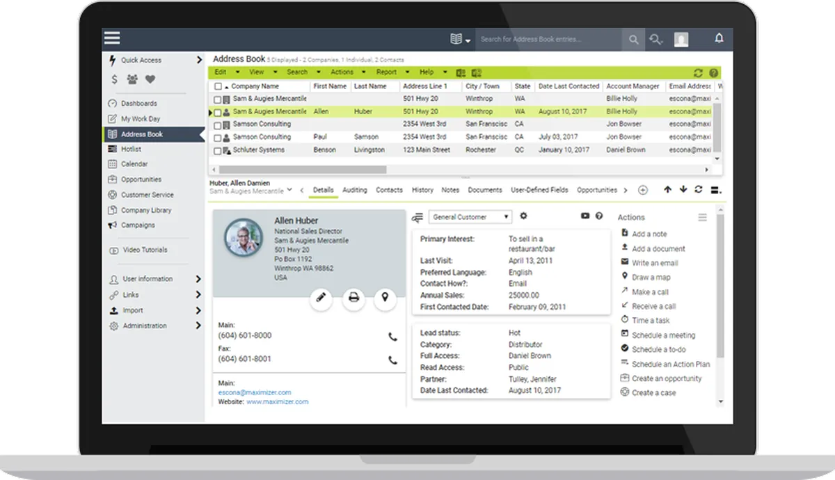Maximizer CRM : avis des utilisateurs, avantages & inconvénients de ce logiciel CRM Maximizer CRM : avis des utilisateurs, avantages & inconvénients de ce logiciel CRM