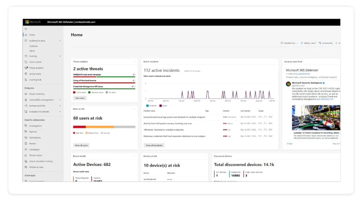 Microsoft Defender 365 : avis des utilisateurs, avantages & inconvénients de ce logiciel anti-malwares / anti-spywares Microsoft Defender 365 : avis des utilisateurs, avantages & inconvénients de ce logiciel anti-malwares / anti-spywares