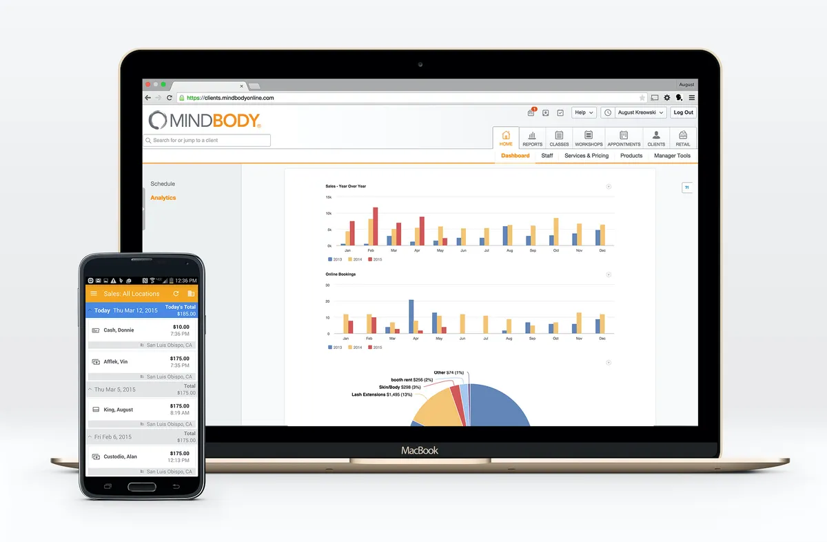 MINDBODY : avis des utilisateurs, avantages & inconvénients de ce logiciel pour club de fitness / sport