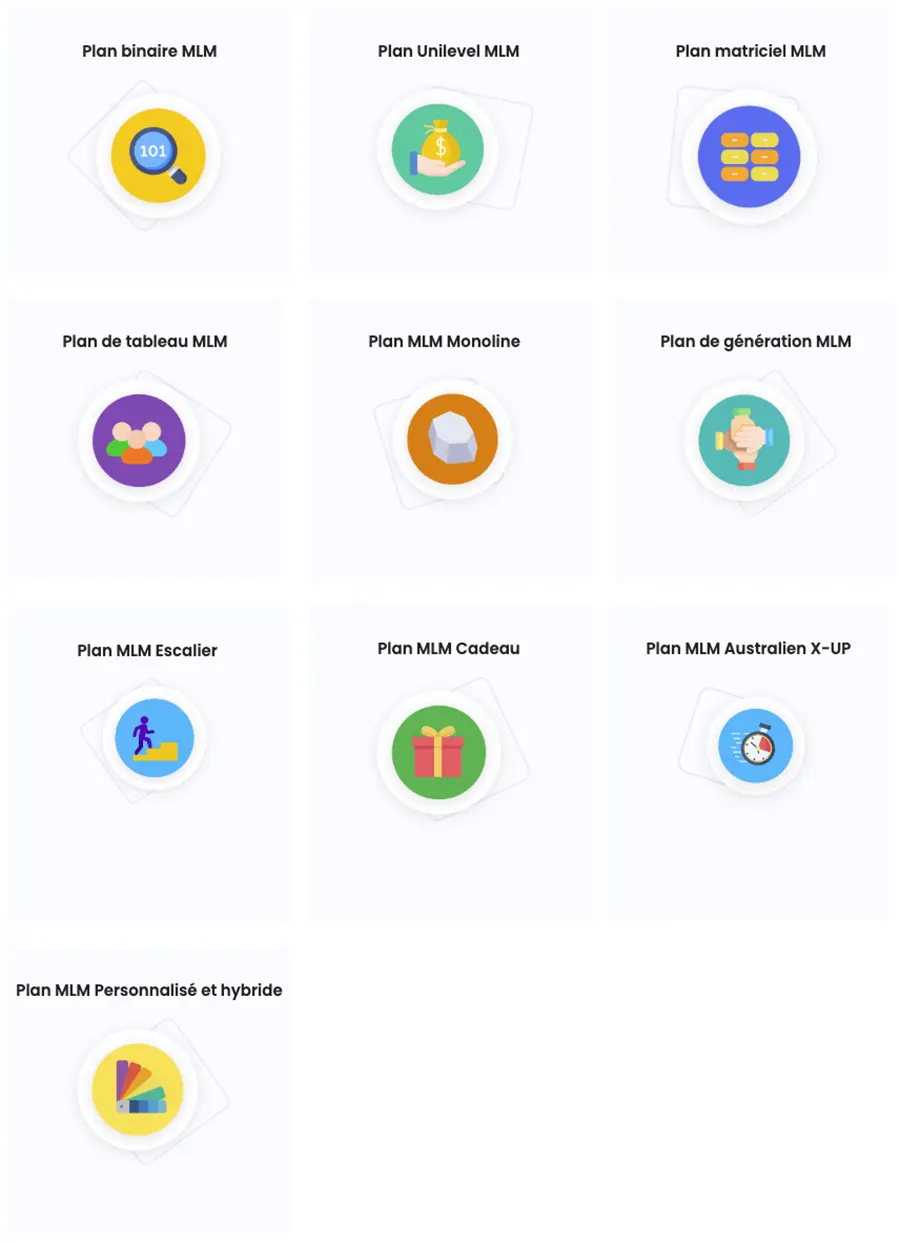 MINDS DS & MLM : fonctionnalités plans mlm