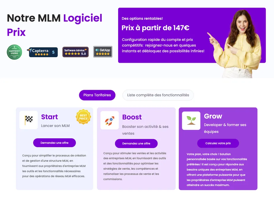 MINDS DS & MLM : prix
