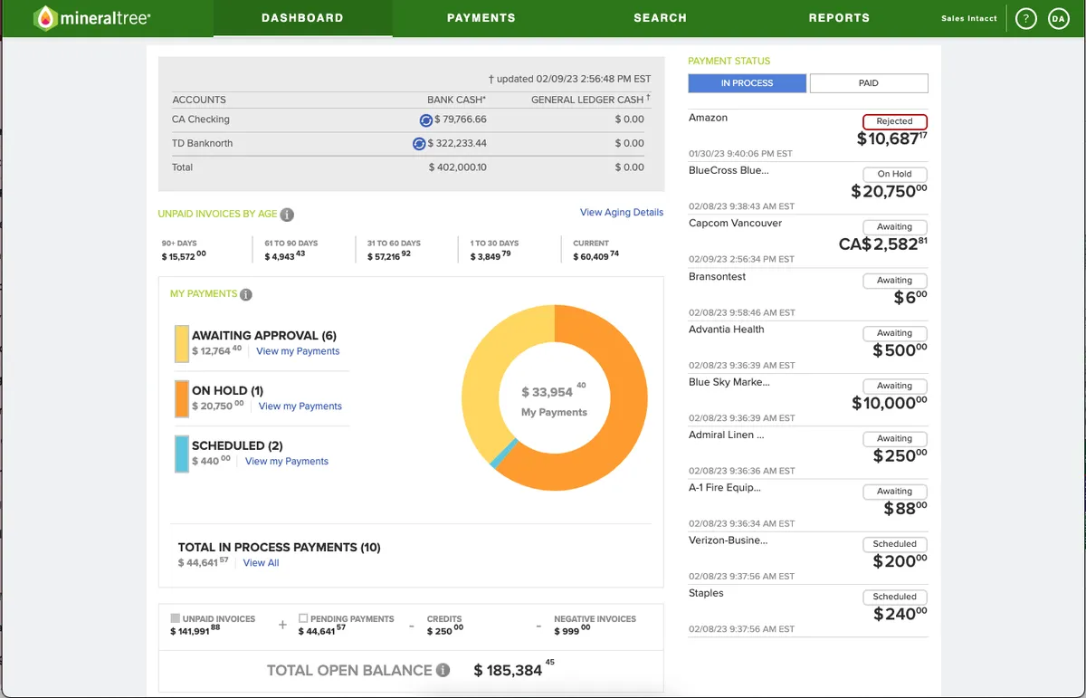 MineralTree : avis des utilisateurs, avantages & inconvénients de ce logiciel de paiement en ligne / Passerelles de paiement MineralTree : avis des utilisateurs, avantages & inconvénients de ce logiciel de paiement en ligne / Passerelles de paiement
