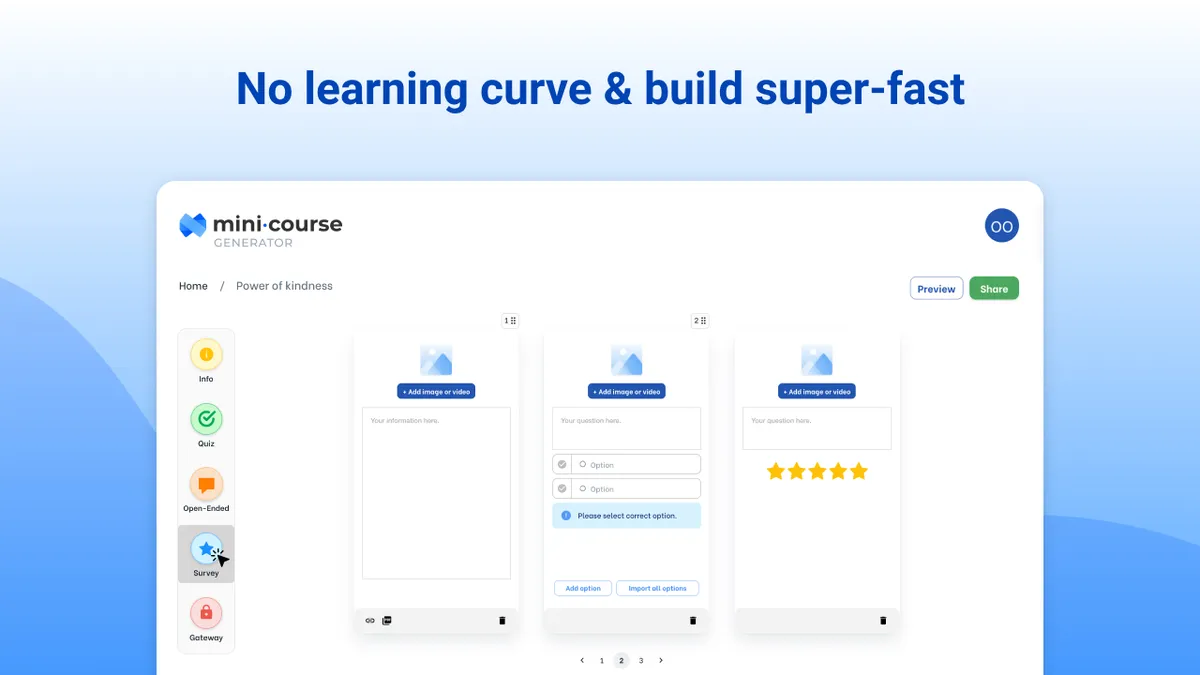 Mini Course Generator : avis des utilisateurs, avantages & inconvénients de ce logiciel de formation