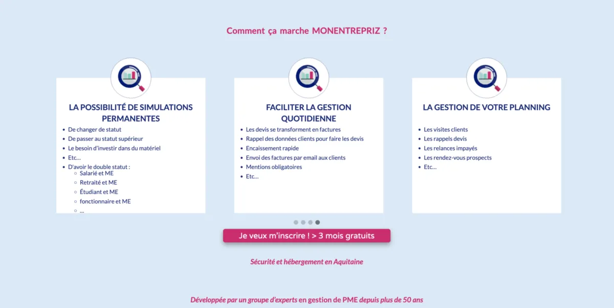 MonEntrepriz : avis des utilisateurs, avantages & inconvénients de ce logiciel de facturation