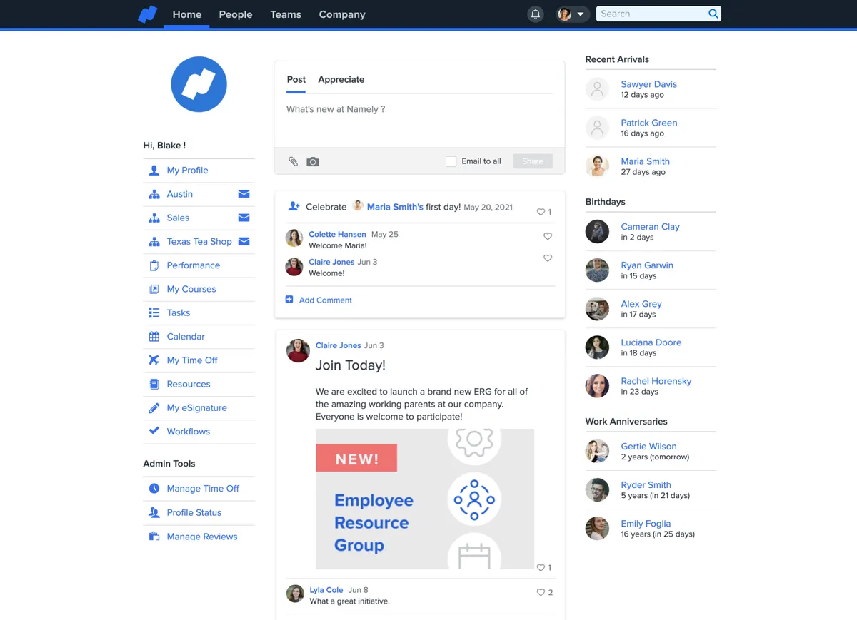 Namely : avis des utilisateurs, avantages & inconvénients de ce logiciel SIRH