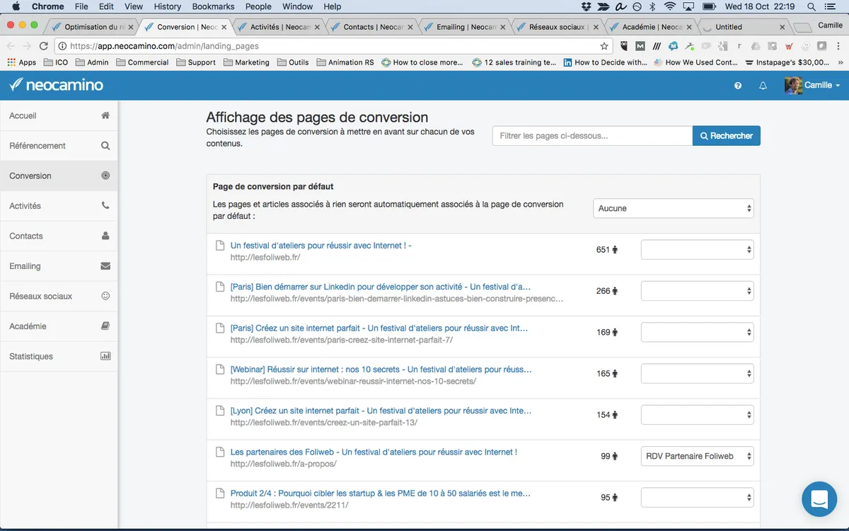 Neocamino : avis des utilisateurs, avantages & inconvénients de ce logiciel de marketing Neocamino : avis des utilisateurs, avantages & inconvénients de ce logiciel de marketing