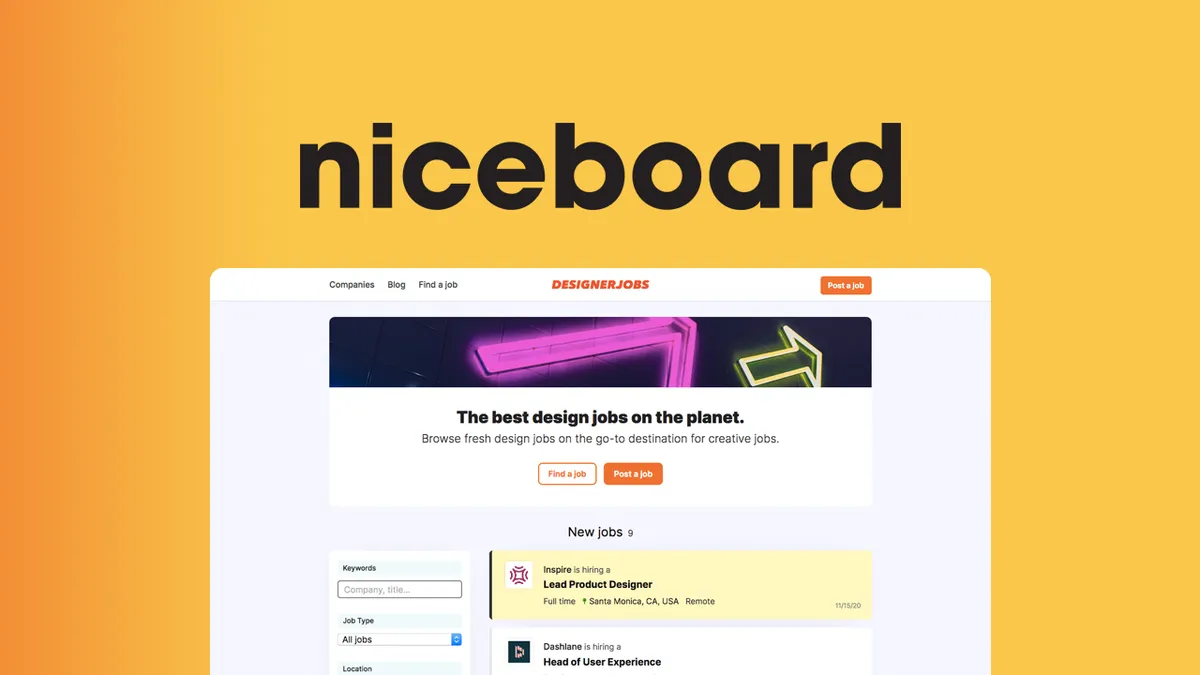 Niceboard : avis des utilisateurs, avantages & inconvénients de ce logiciel de job board Niceboard : avis des utilisateurs, avantages & inconvénients de ce logiciel de job board