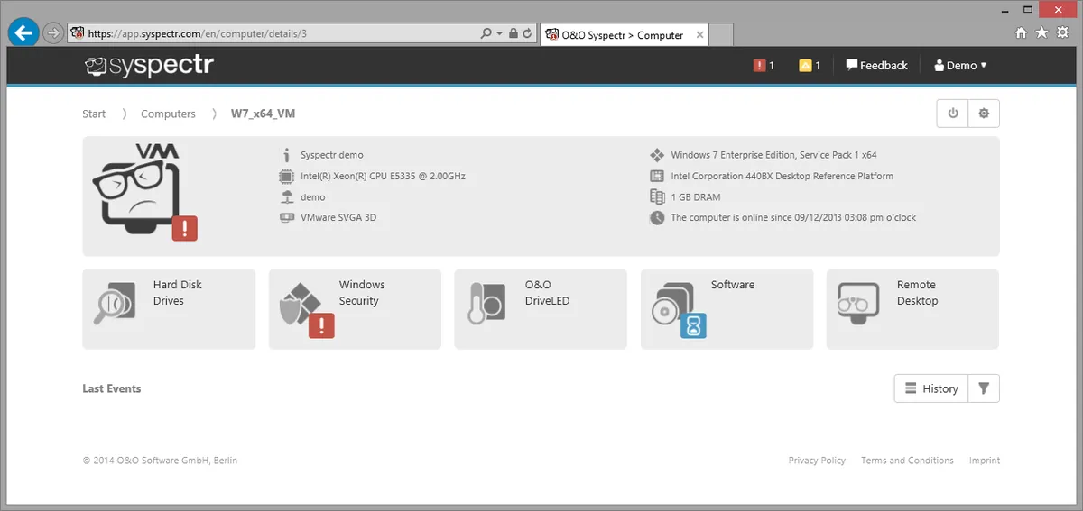O&O Syspectr : avis des utilisateurs, avantages & inconvénients de ce logiciel RMM O&O Syspectr : avis des utilisateurs, avantages & inconvénients de ce logiciel RMM