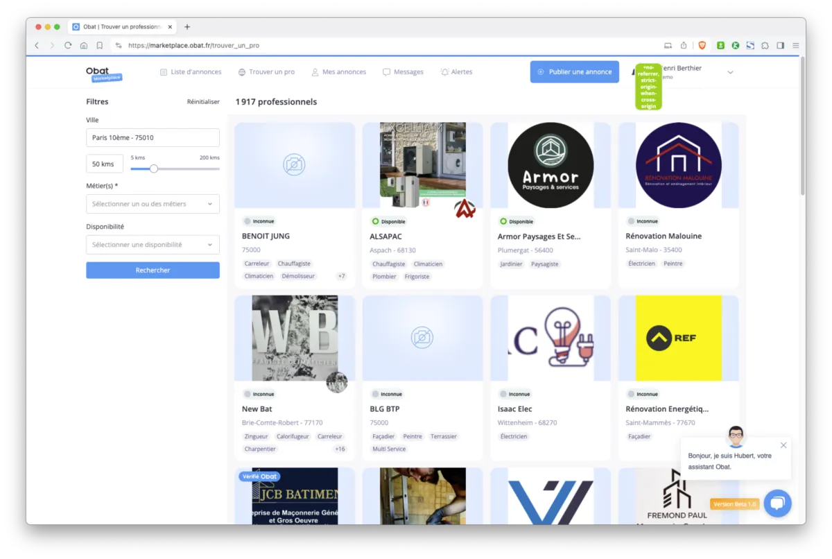 Obat : interface marketplace 1 Obat : interface marketplace 1