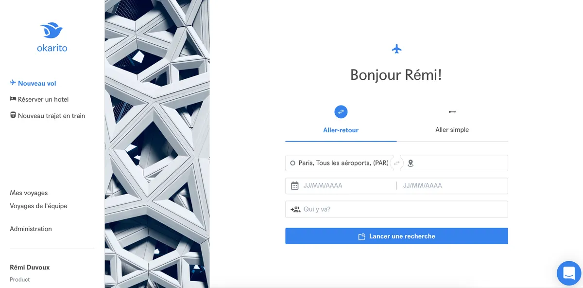 Okarito : avis des utilisateurs, avantages & inconvénients de ce logiciel de gestion des voyages d'affaires Okarito : avis des utilisateurs, avantages & inconvénients de ce logiciel de gestion des voyages d'affaires