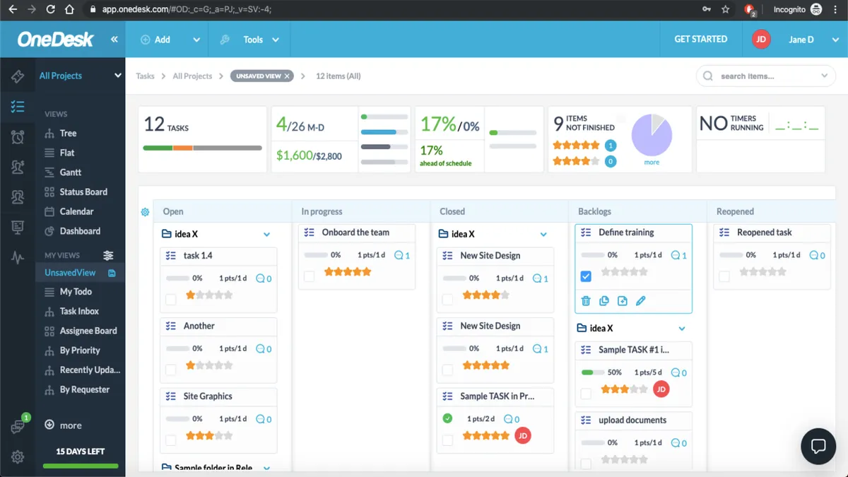 Onedesk : avis des utilisateurs, avantages & inconvénients de ce logiciel helpdesk Onedesk : avis des utilisateurs, avantages & inconvénients de ce logiciel helpdesk
