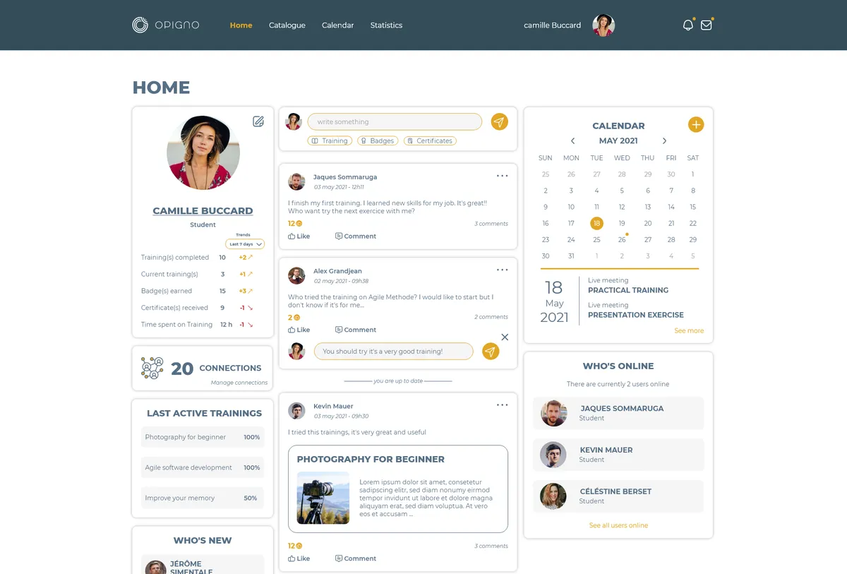 Opigno Lms : avis des utilisateurs, avantages & inconvénients de ce logiciel de formation Opigno Lms : avis des utilisateurs, avantages & inconvénients de ce logiciel de formation