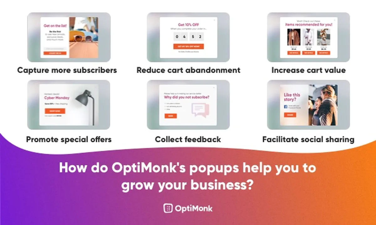 Optimonk : avis des utilisateurs, avantages & inconvénients de ce logiciel de création de fenêtres pop-up Optimonk : avis des utilisateurs, avantages & inconvénients de ce logiciel de création de fenêtres pop-up