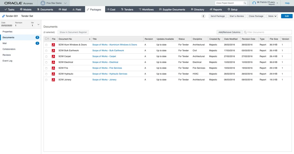 Oracle Aconex : avis des utilisateurs, avantages & inconvénients de ce logiciel pour artisans Chantiers / Construction / BTP Oracle Aconex : avis des utilisateurs, avantages & inconvénients de ce logiciel pour artisans Chantiers / Construction / BTP