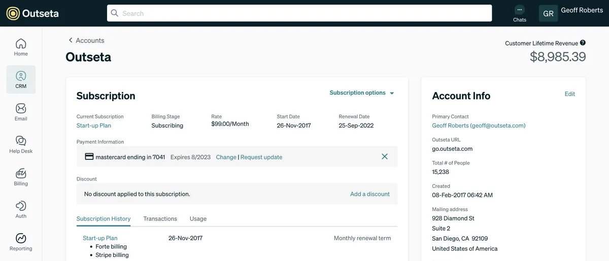 Outseta : avis des utilisateurs, avantages & inconvénients de ce logiciel de gestion des adhésions / membres Outseta : avis des utilisateurs, avantages & inconvénients de ce logiciel de gestion des adhésions / membres