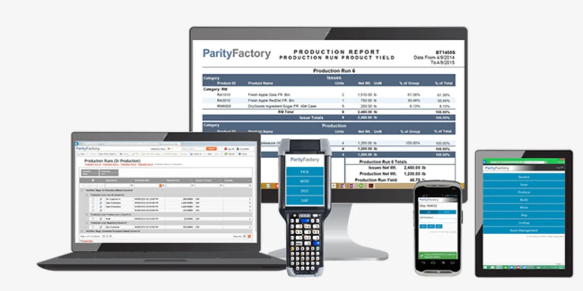 ParityFactory : avis des utilisateurs, avantages & inconvénients de ce logiciel pour l'agroalimentaire ParityFactory : avis des utilisateurs, avantages & inconvénients de ce logiciel pour l'agroalimentaire