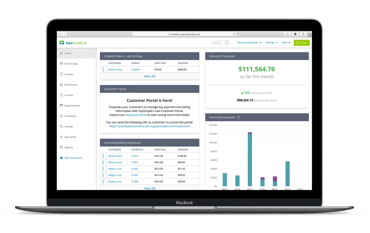 PaySimple : avis des utilisateurs, avantages & inconvénients de ce logiciel de paiement en ligne / Passerelles de paiement PaySimple : avis des utilisateurs, avantages & inconvénients de ce logiciel de paiement en ligne / Passerelles de paiement