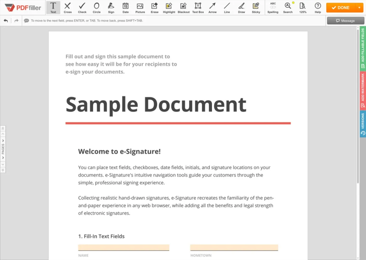 PDFfiller : avis des utilisateurs, avantages & inconvénients de ce éditeur PDF PDFfiller : avis des utilisateurs, avantages & inconvénients de ce éditeur PDF