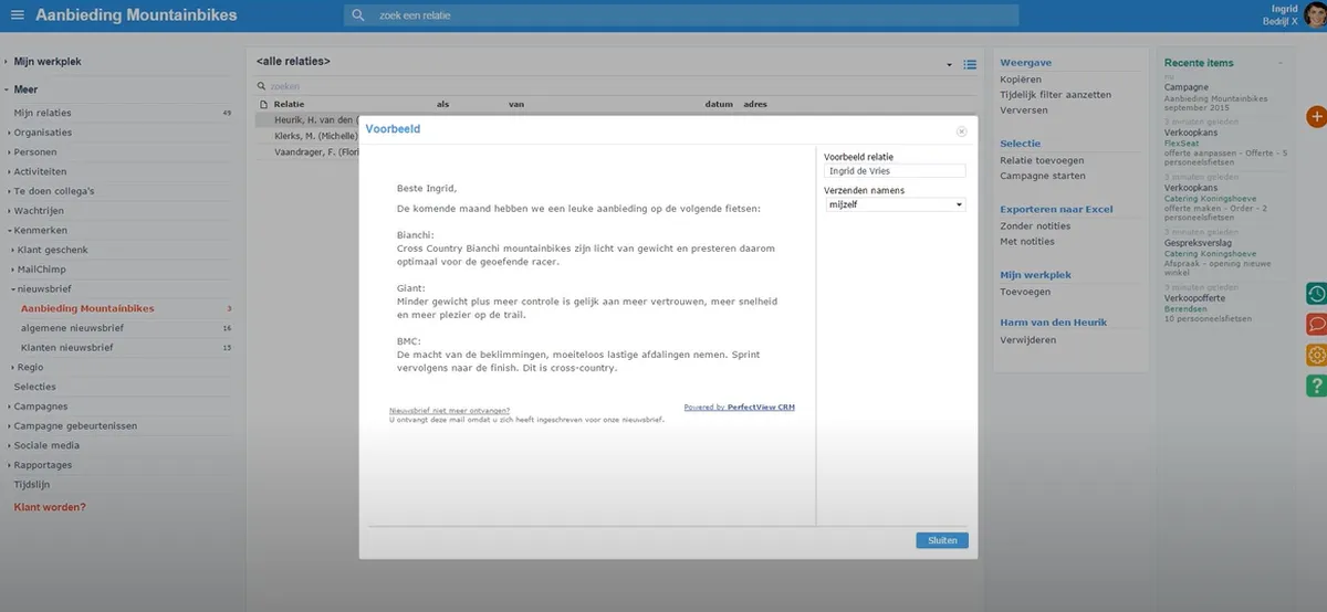 PerfectView : avis des utilisateurs, avantages & inconvénients de ce logiciel CRM PerfectView : avis des utilisateurs, avantages & inconvénients de ce logiciel CRM