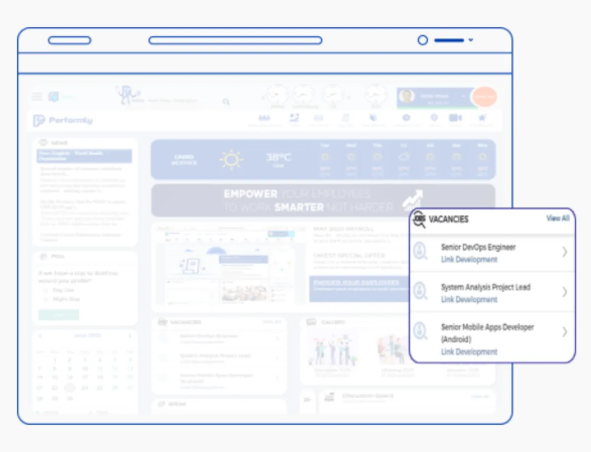 Performly Intra : avis des utilisateurs, avantages & inconvénients de ce logiciel Intranet / Extranet Performly Intra : avis des utilisateurs, avantages & inconvénients de ce logiciel Intranet / Extranet