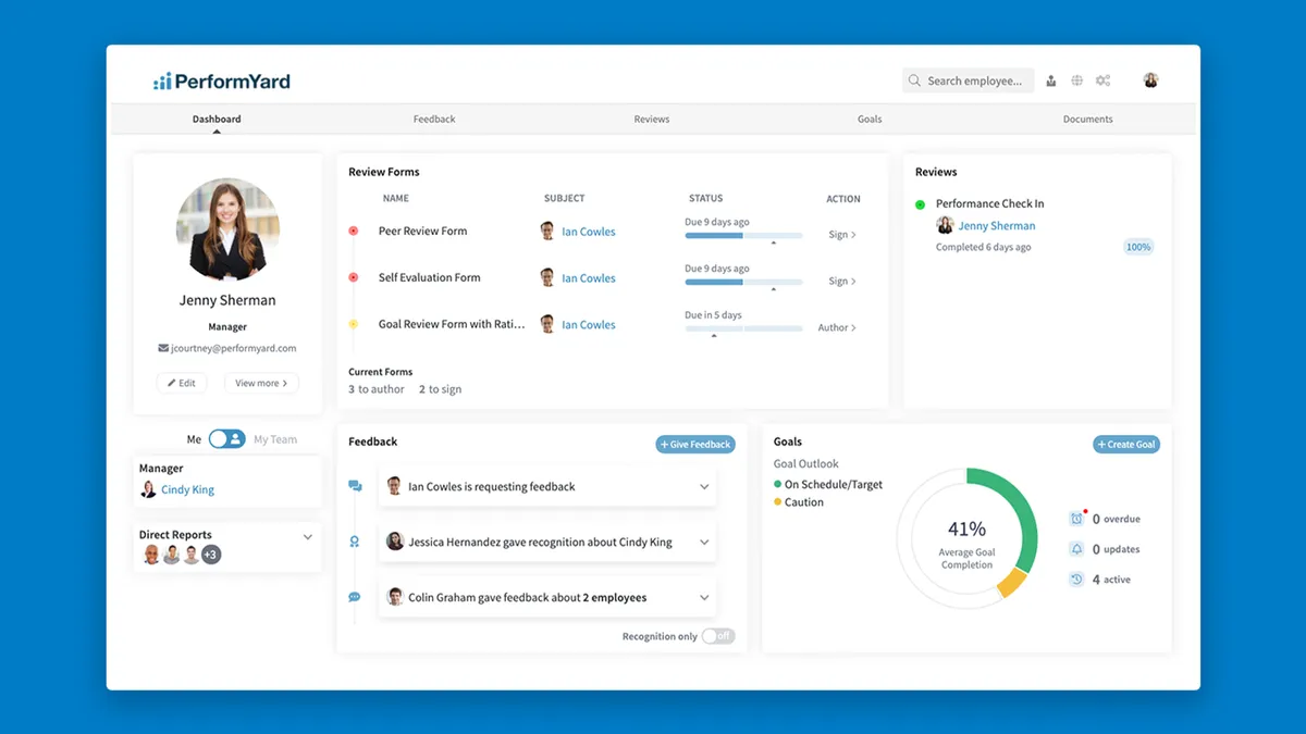 PerformYard : avis des utilisateurs, avantages & inconvénients de ce logiciel SIRH PerformYard : avis des utilisateurs, avantages & inconvénients de ce logiciel SIRH
