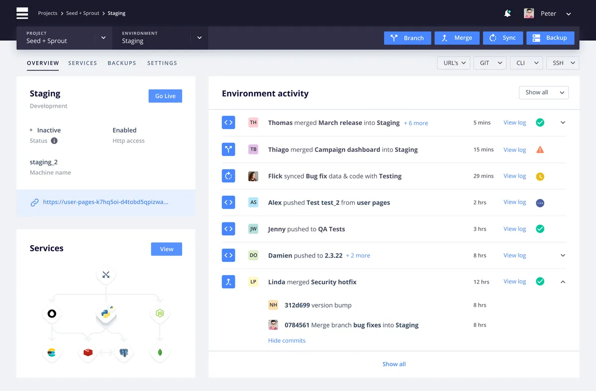 Platform.sh : avis des utilisateurs, avantages & inconvénients de ce logiciel de création d'applications Platform.sh : avis des utilisateurs, avantages & inconvénients de ce logiciel de création d'applications