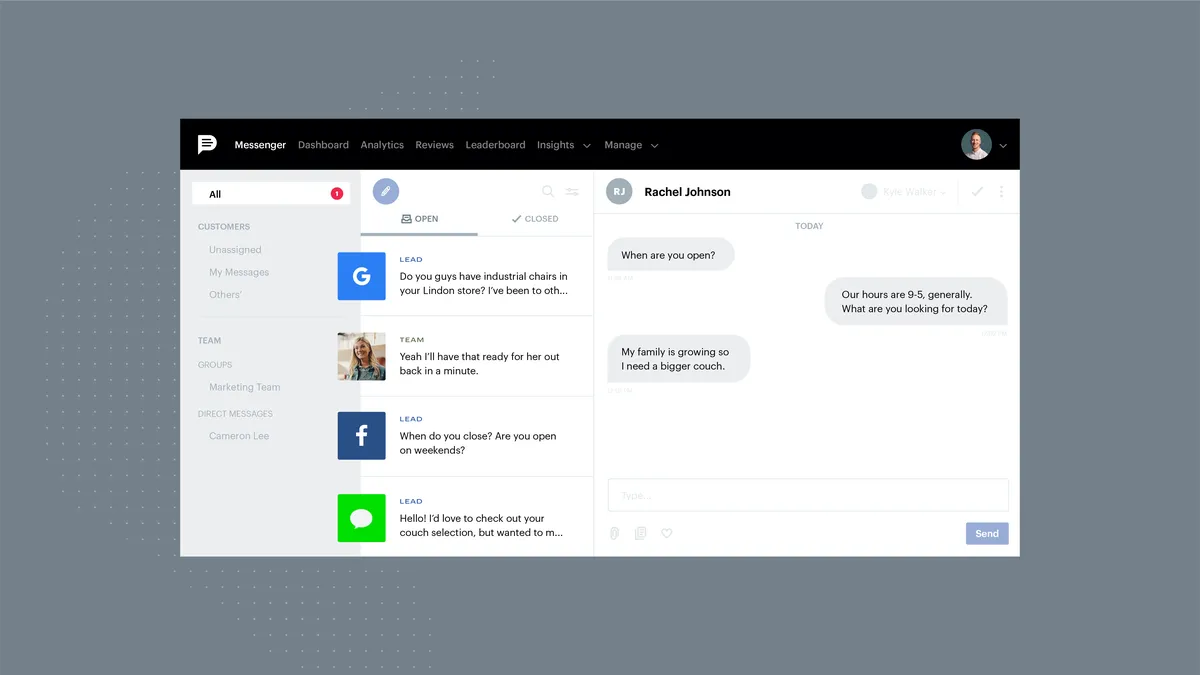 Podium : avis des utilisateurs, avantages & inconvénients de ce logiciel de messagerie instantanée / live chat Podium : avis des utilisateurs, avantages & inconvénients de ce logiciel de messagerie instantanée / live chat