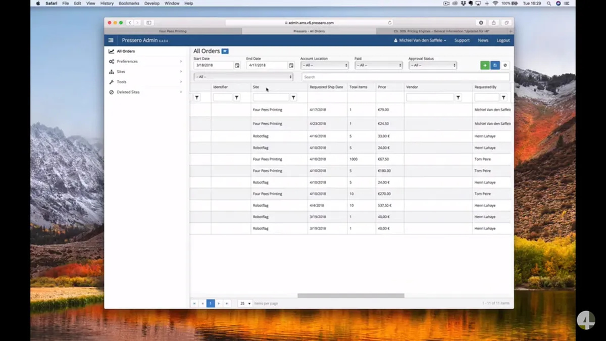 Pressero : avis des utilisateurs, avantages & inconvénients de ce logiciel de gestion d'impression Pressero : avis des utilisateurs, avantages & inconvénients de ce logiciel de gestion d'impression
