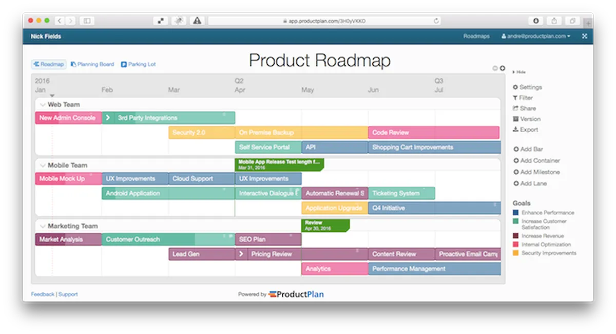 ProductPlan : avis des utilisateurs, avantages & inconvénients de ce logiciel de gestion de projet Agile / Scrum ProductPlan : avis des utilisateurs, avantages & inconvénients de ce logiciel de gestion de projet Agile / Scrum
