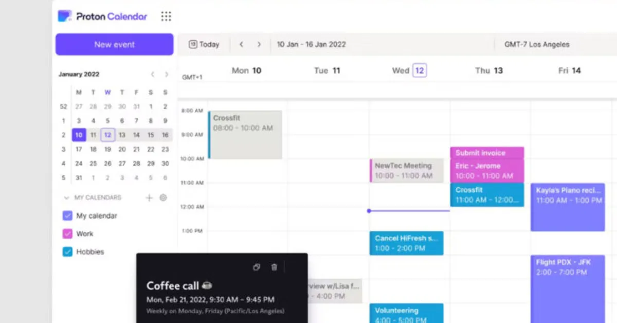 Proton Calendar : avis des utilisateurs, avantages & inconvénients de ce logiciel de calendrier / agenda Proton Calendar : avis des utilisateurs, avantages & inconvénients de ce logiciel de calendrier / agenda