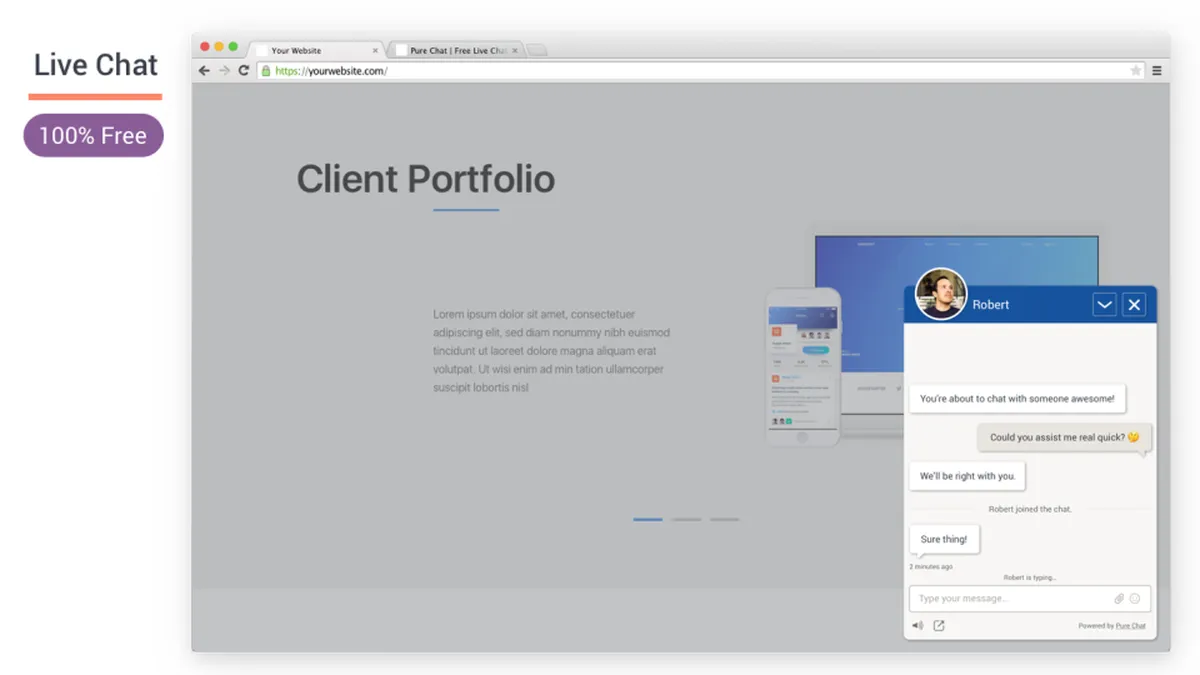 Pure Chat : avis des utilisateurs, avantages & inconvénients de ce logiciel de messagerie instantanée / live chat