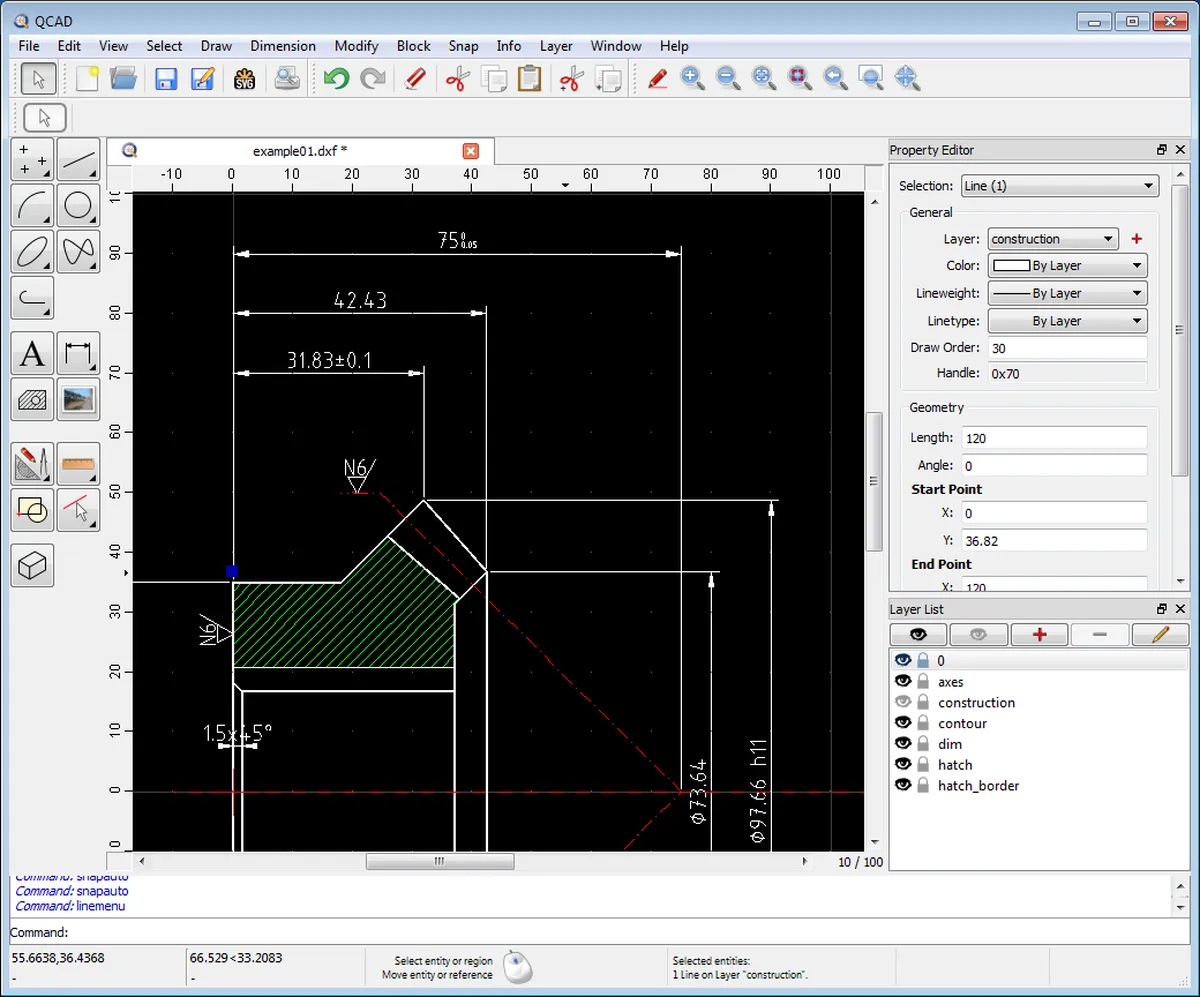 QCAD : avis des utilisateurs, avantages & inconvénients de ce logiciel CAO / CAD QCAD : avis des utilisateurs, avantages & inconvénients de ce logiciel CAO / CAD