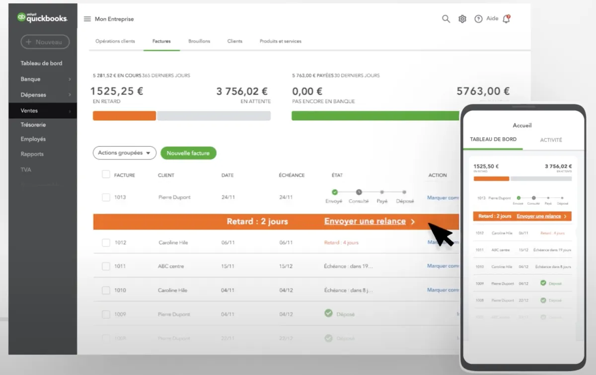 quickbooks interface ventes quickbooks interface ventes