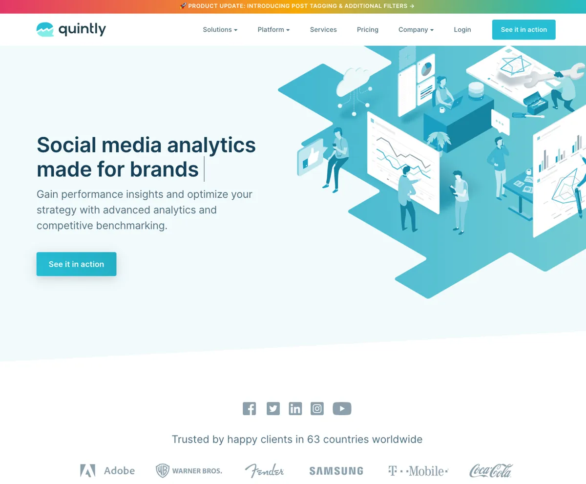 Quintly : avis des utilisateurs, avantages & inconvénients de ce logiciel de marketing sur les réseaux sociaux / social listening Quintly : avis des utilisateurs, avantages & inconvénients de ce logiciel de marketing sur les réseaux sociaux / social listening