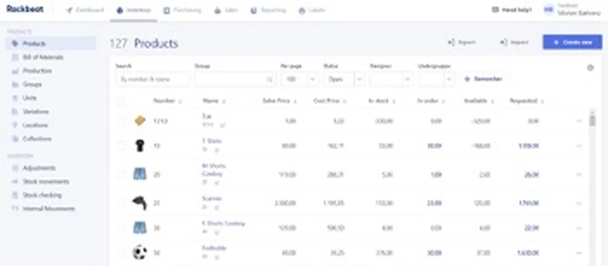 Rackbeat : avis des utilisateurs, avantages & inconvénients de ce logiciel de gestion des stocks et de l'inventaire Rackbeat : avis des utilisateurs, avantages & inconvénients de ce logiciel de gestion des stocks et de l'inventaire