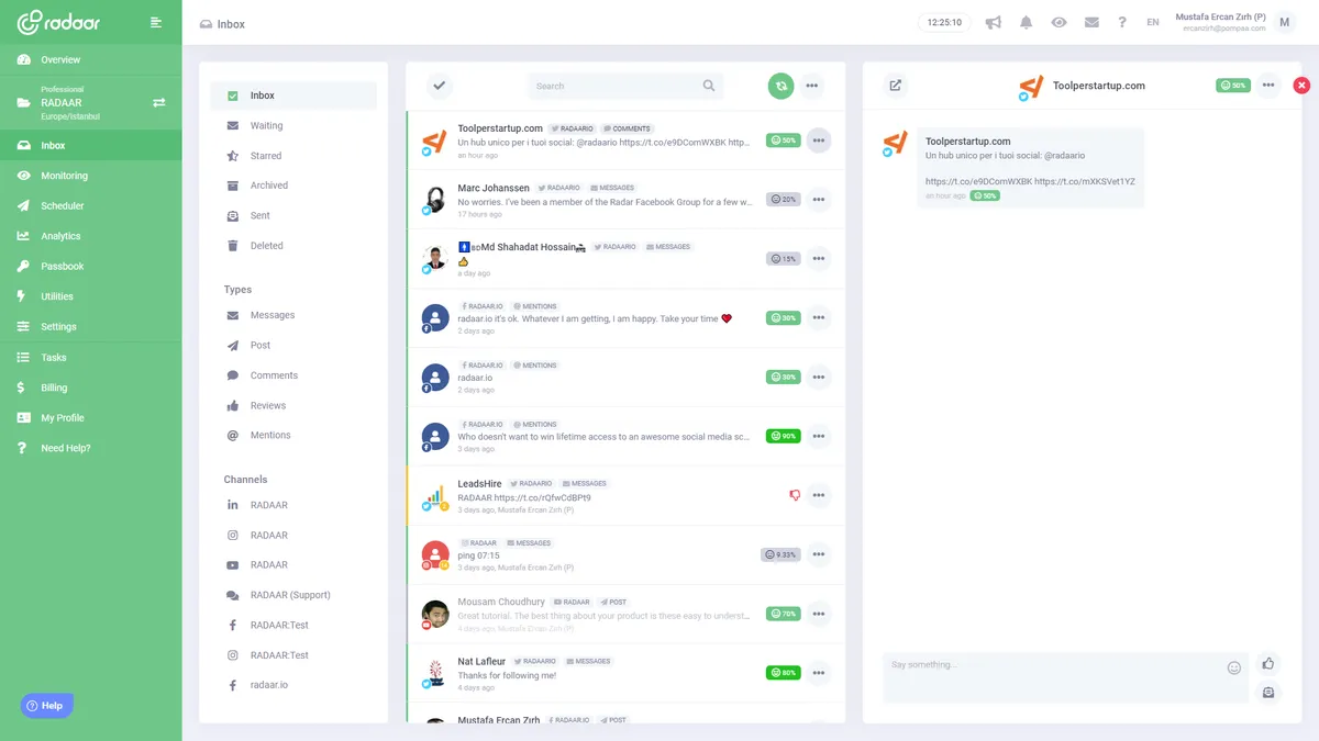 Radaar : avis des utilisateurs, avantages & inconvénients de ce logiciel de gestion des réseaux sociaux